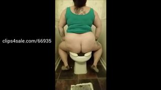 BBW toilet backward, ScatKings.com Scat Porn 3 ScatKings.com Scat Porn