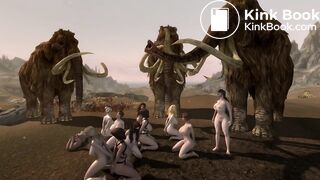 Mammoths snack on women (vore), ScatKings.com Scat Porn 5 ScatKings.com Scat Porn