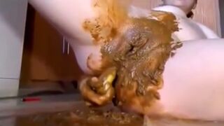 Messy scat girl smearing, masturbating, ScatKings.com Scat Porn 11 ScatKings.com Scat Porn