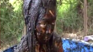 Thai girl taking a bath in cow shit., ScatKings.com Scat Porn 10 ScatKings.com Scat Porn